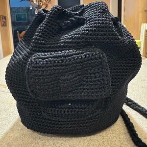 THE SAK Black Crochet Women's Bag